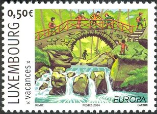 Stone Bridge over the Schiessenruempel, Mullerthal