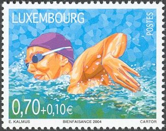 Swimming (Swimmer in purple Cap)