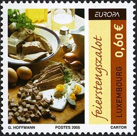 "Feierstengszalot" (Diced Beef and Vinaigrette)