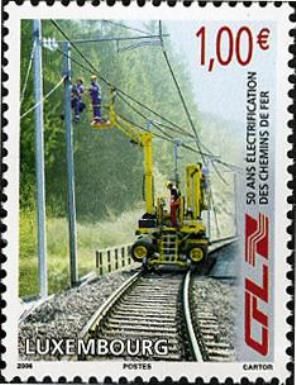 Railway Workers repairing the Overhed Cables