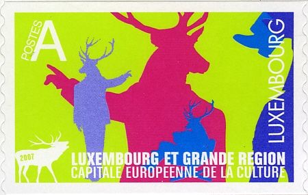 Antlered Men with Arm rasied