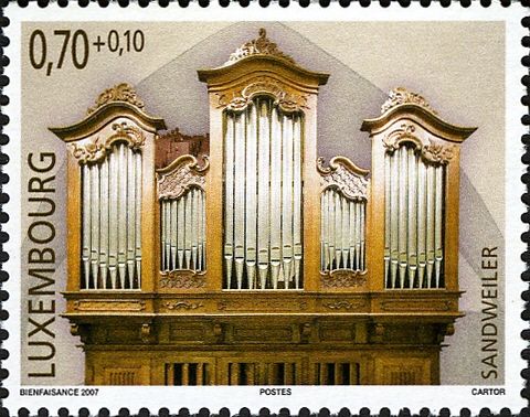 Grand Pipe Organ (1906) of the Parish Church of Sandweiler