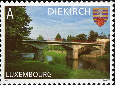 Bridge, Diekirch and City Arms