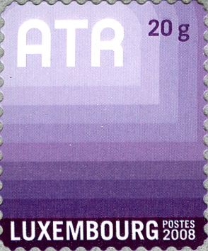 Shapes of Colored Background Lines with "ATR" (purple)