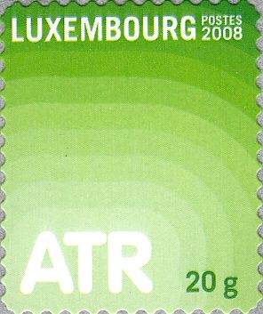 Shapes of Colored Background Lines with "ATR" (green)