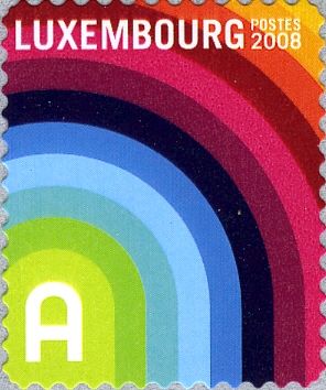 Shapes of Colored Background Lines with "A" (bottom leftl)