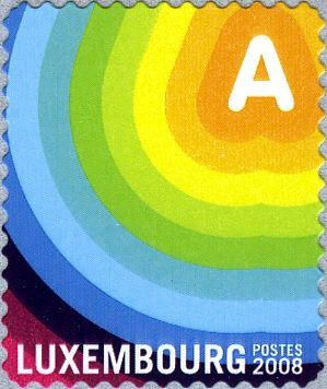 Shapes of Colored Background Lines with "A" (top right)