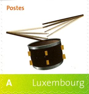 Drum and Sticks (Gradient of the bar: yellow to green)