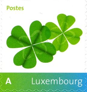 Four-leaf Clovers (Gradient of the bar: green to blue)