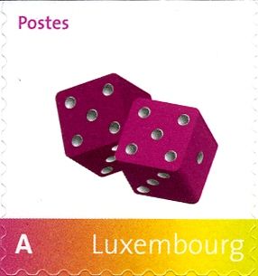 Dice (Gradient of the bar: yellow to rot)