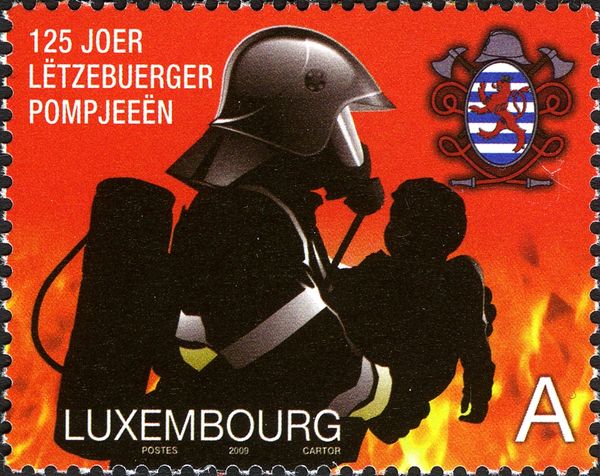 Fire Fighter rescuing a Child