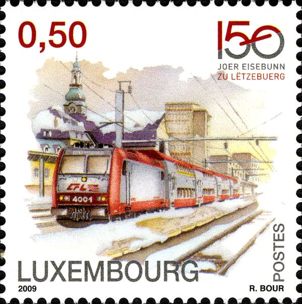Modern Electric Passenger Train