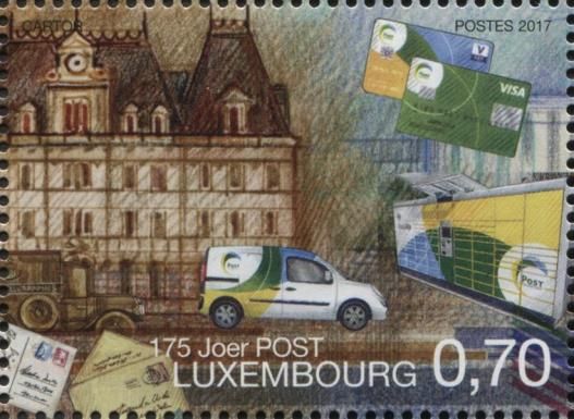 175th Anniversary of Luxembourg Post