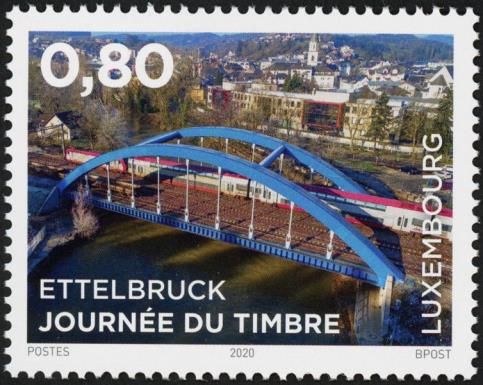 Stamp Day : Railway Bridge, Ettelbruck