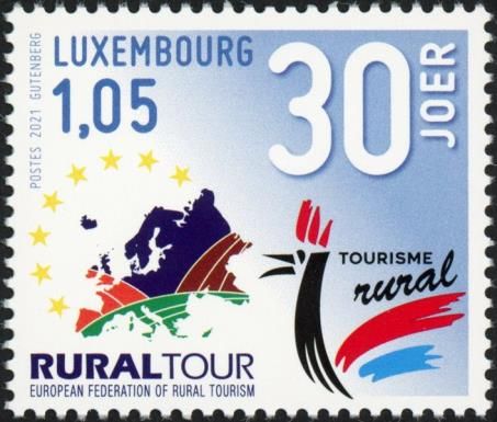Map of Europe and Rural Tourism Logo