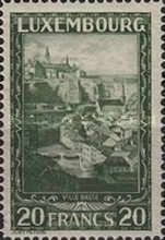 Lower City of Luxembourg overprinted Officiel