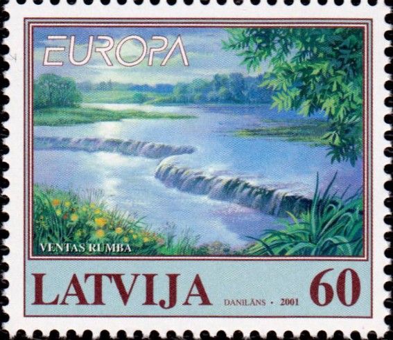 Europa - Ventas Waterfall, Kuldiga