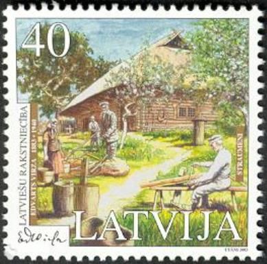 Commemoration of Edvarts Virza (1883-1940)