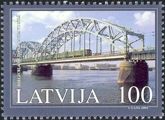 Bridge over River Daugava, Riga
