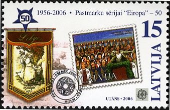 1998 Latvian Europa Stamp - 30s