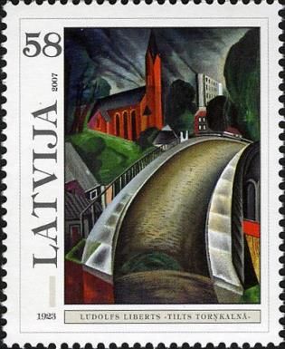 Tornkalna Bridge by Ludolfs Liberts (1923)