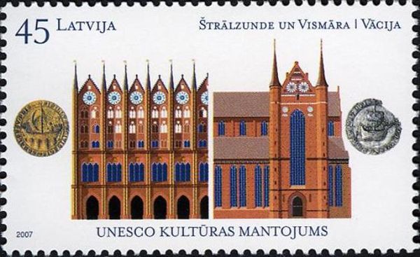City Hall Schtralsund and St. George's Church, Wismar