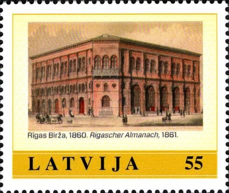 Riga Stock Exchange, 1860 - Rigascher Almanac, 1861