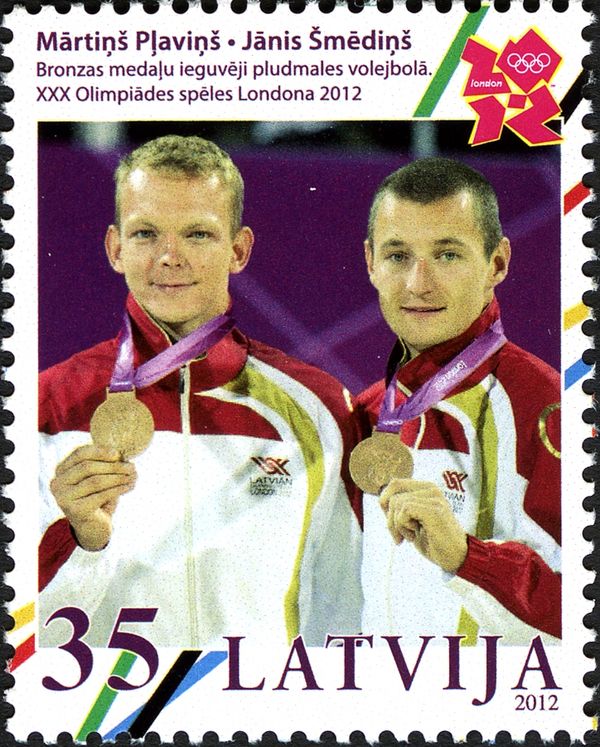 Olympic Bronze Medalists - Martins Plavins and Janis Smedins