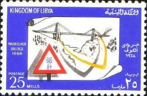 Opening of the Wadi el Kuf Bridge.