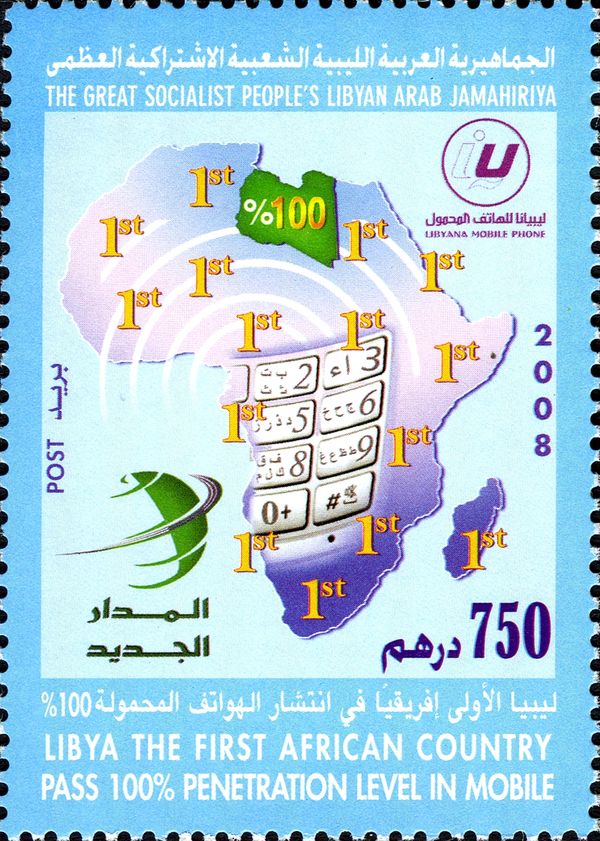Libya - 100% Mobile Phone penetration