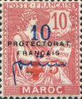 Type Mouchon Spanish surcharge with overprint