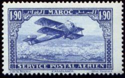 Biplane over Casablanca