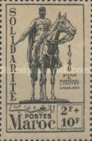 Equestrian statue of Lyautey in Casablanca