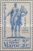 Equestrian statue of Lyautey in Casablanca