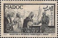 Receiving notable Moroccan, Rabat
