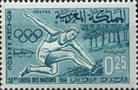 Steeplechase Runners and Olympic Rings