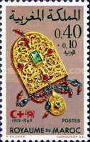 Chased Brooch with Inlay Work