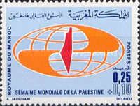 Globe with Map of Palestine