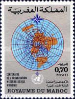 Working Weather Map and IMO Emblem
