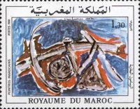 Painting of Jilali Gharbaoui