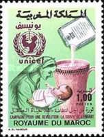 Nurse with Child, Mixing Powdered Milk