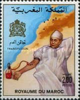 Man Donating Blood, Map of North Africa