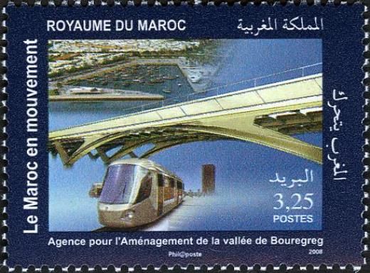 Bridge and train