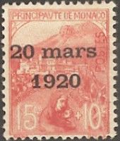 Widow, View of Monaco overprint