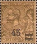 Prince Albert I (1848-1922); allegorical figure surcharge