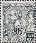 Prince Albert I (1848-1922); allegorical figure surcharge