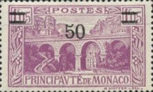 Viaduct at the Church of Saint Dévote surcharged