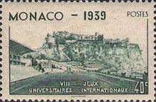Louis II Stadium, Rock of Monaco in the Background