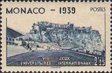Louis II Stadium, Rock of Monaco in the Background