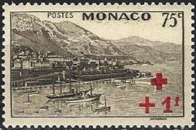 Monte Carlo Harbor overprint and surcharge